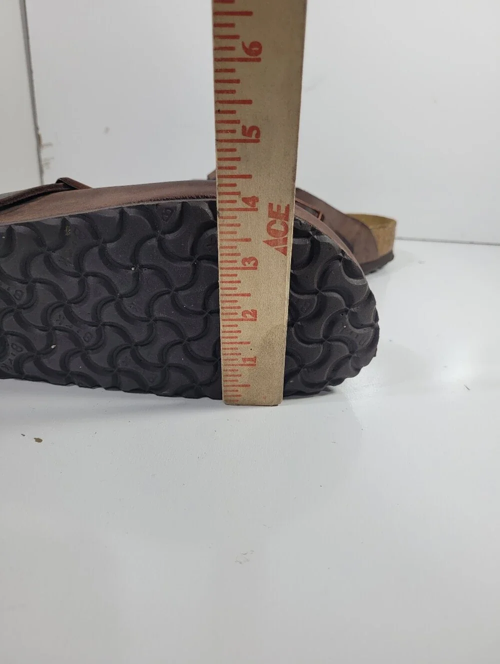 Birkenstock Boston Habana Brown Leather Clogs Regular Wide Size 39 US W8 M6 SFB